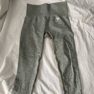 Vital Seamless Gymshark leggings in khaki marl